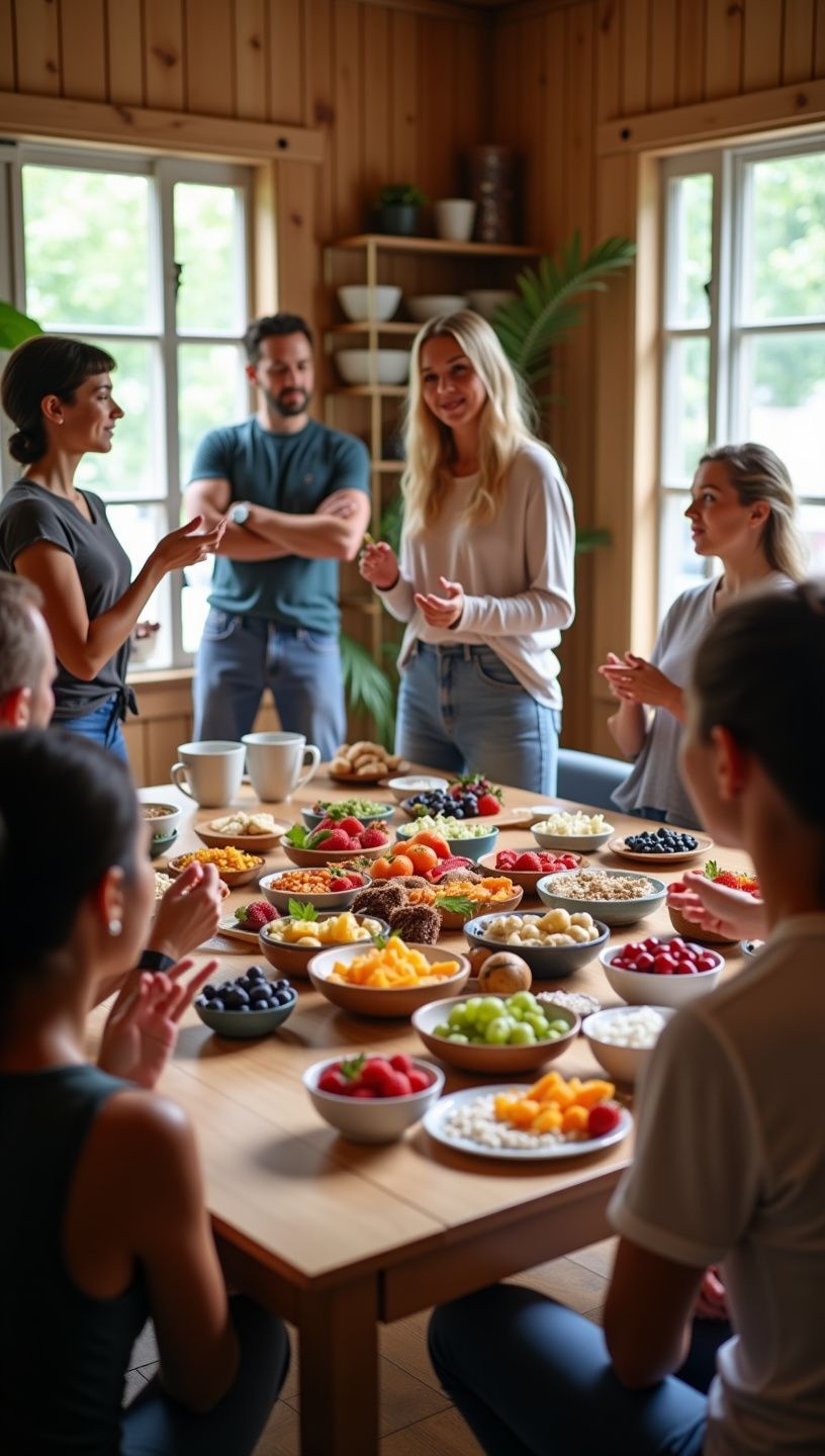 Γιαούρτι με μέλι και καρύδια σε μπολ