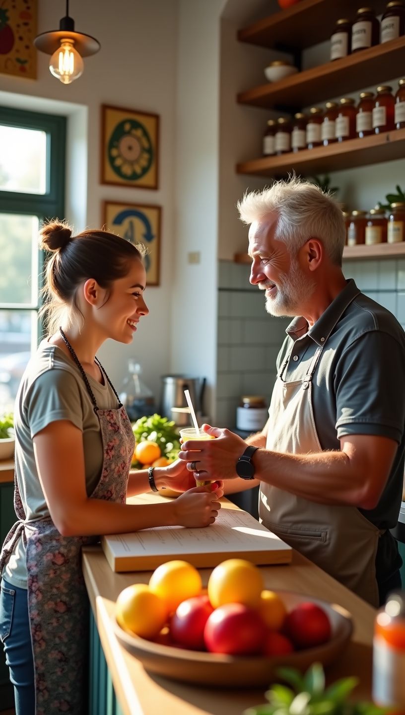Σαλάτα φρούτων με εσπεριδοειδή και φύλλα μέντας