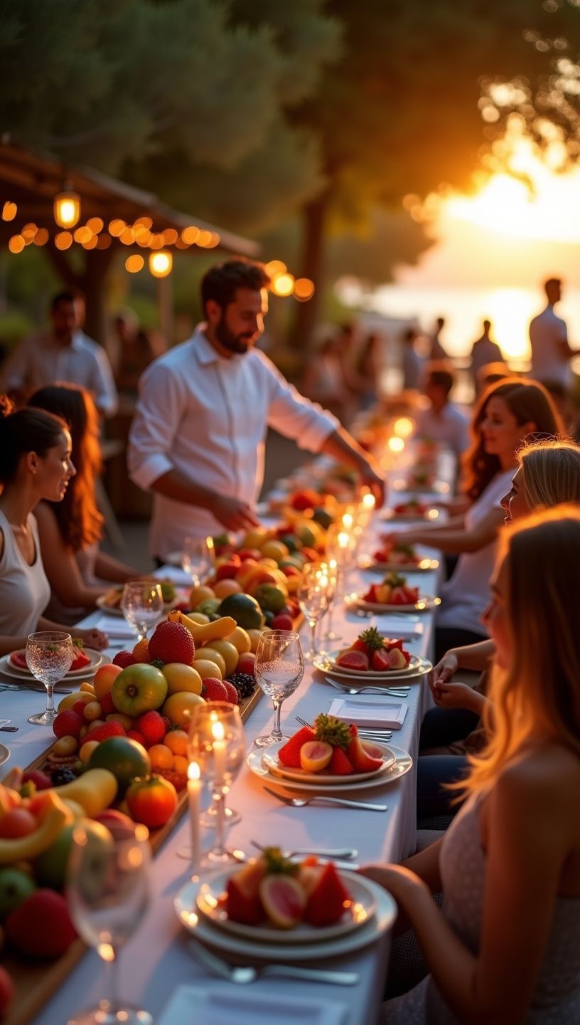 Φρέσκα φρούτα σε χάρτινη σακούλα